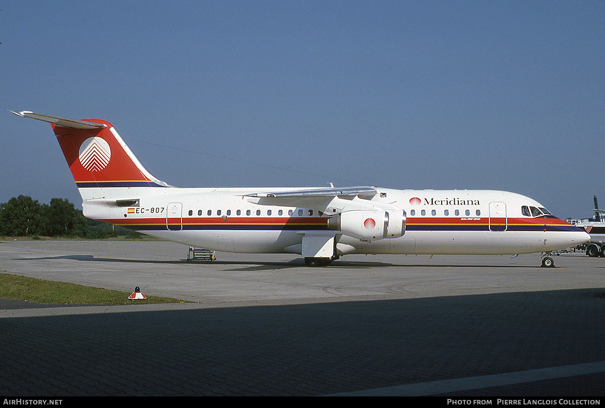 Aircraft Photo of EC-807 | British Aerospace BAe-146-300 | Meridiana | AirHistory.net #765911