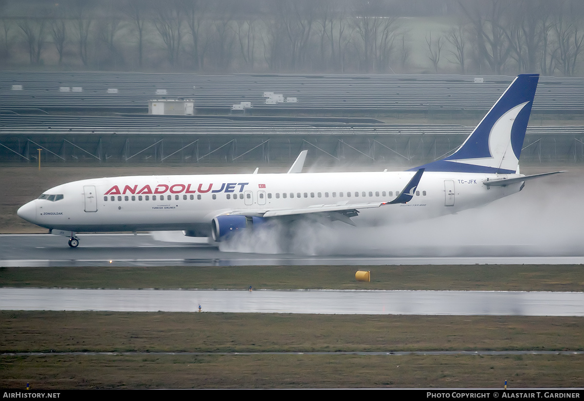 Aircraft Photo of TC-JFK | Boeing 737-8F2 | AnadoluJet | AirHistory.net #765963
