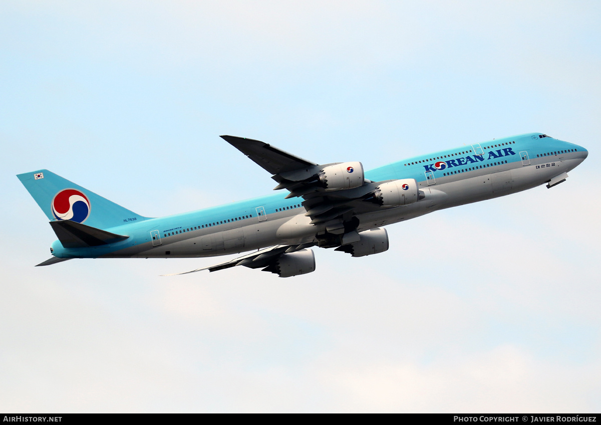 Aircraft Photo of HL7638 | Boeing 747-8B5 | Korean Air | AirHistory.net #765979