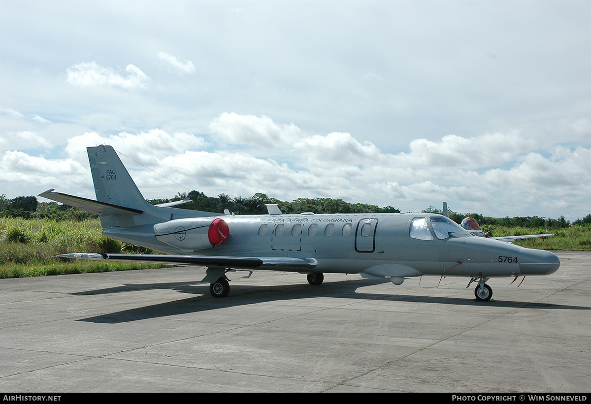 Aircraft Photo of FAC5764 | Cessna OT-47B Citation Ultra (560) | Colombia - Air Force | AirHistory.net #766005