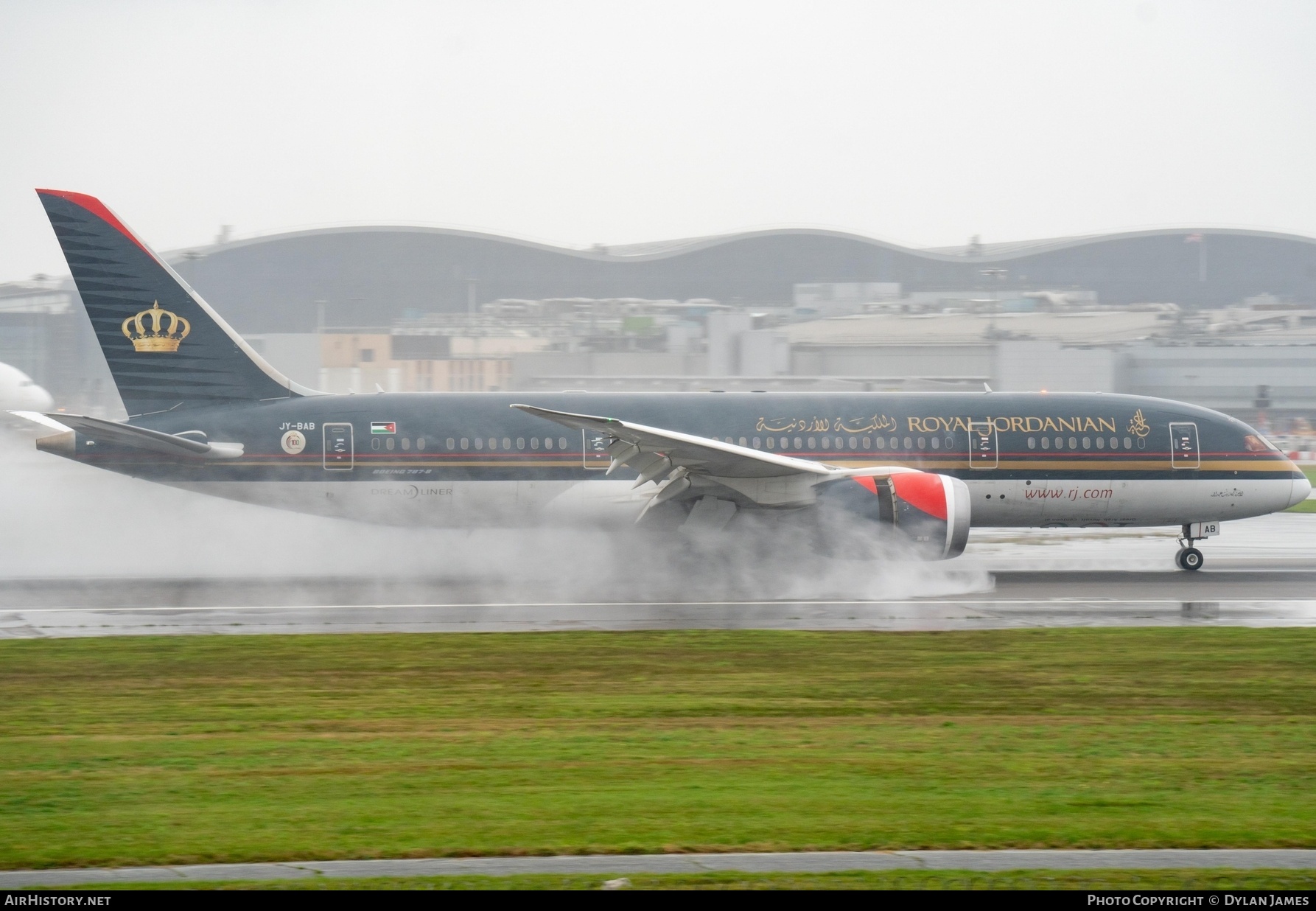 Aircraft Photo of JY-BAB | Boeing 787-8 Dreamliner | Royal Jordanian Airlines | AirHistory.net #766012