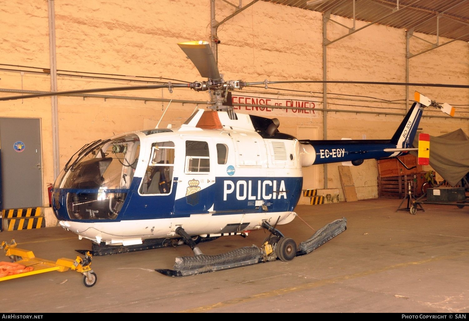 Aircraft Photo of EC-EQY | MBB BO-105CBS-4 | Policía | AirHistory.net #766034