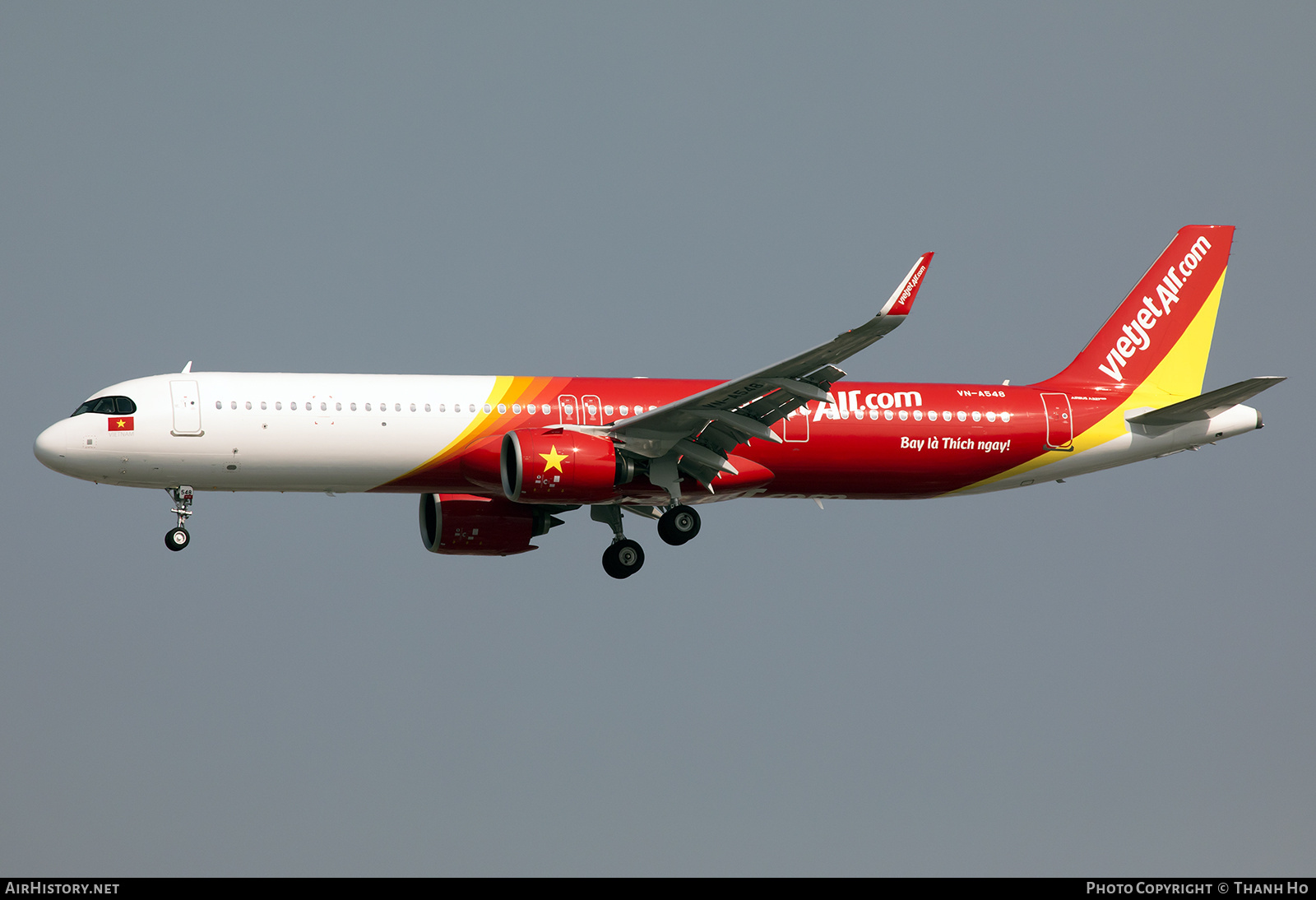 Aircraft Photo of VN-A548 | Airbus A321-271NX | VietJet Air | AirHistory.net #766039
