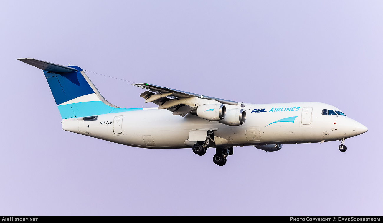 Aircraft Photo of VH-SJE | British Aerospace BAe-146-300 | ASL Airlines | AirHistory.net #766054