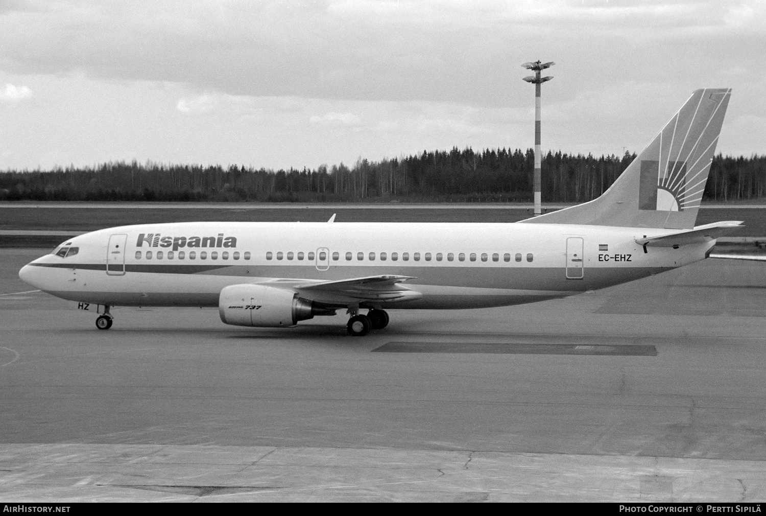 Aircraft Photo of EC-EHZ | Boeing 737-3Y0 | Hispania Líneas Aéreas | AirHistory.net #766088