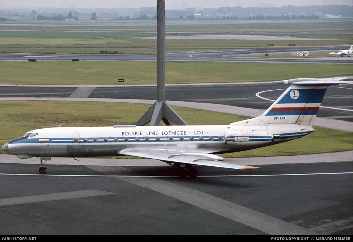 Aircraft Photo of SP-LGE | Tupolev Tu-134 | LOT Polish Airlines - Polskie Linie Lotnicze | AirHistory.net #766094