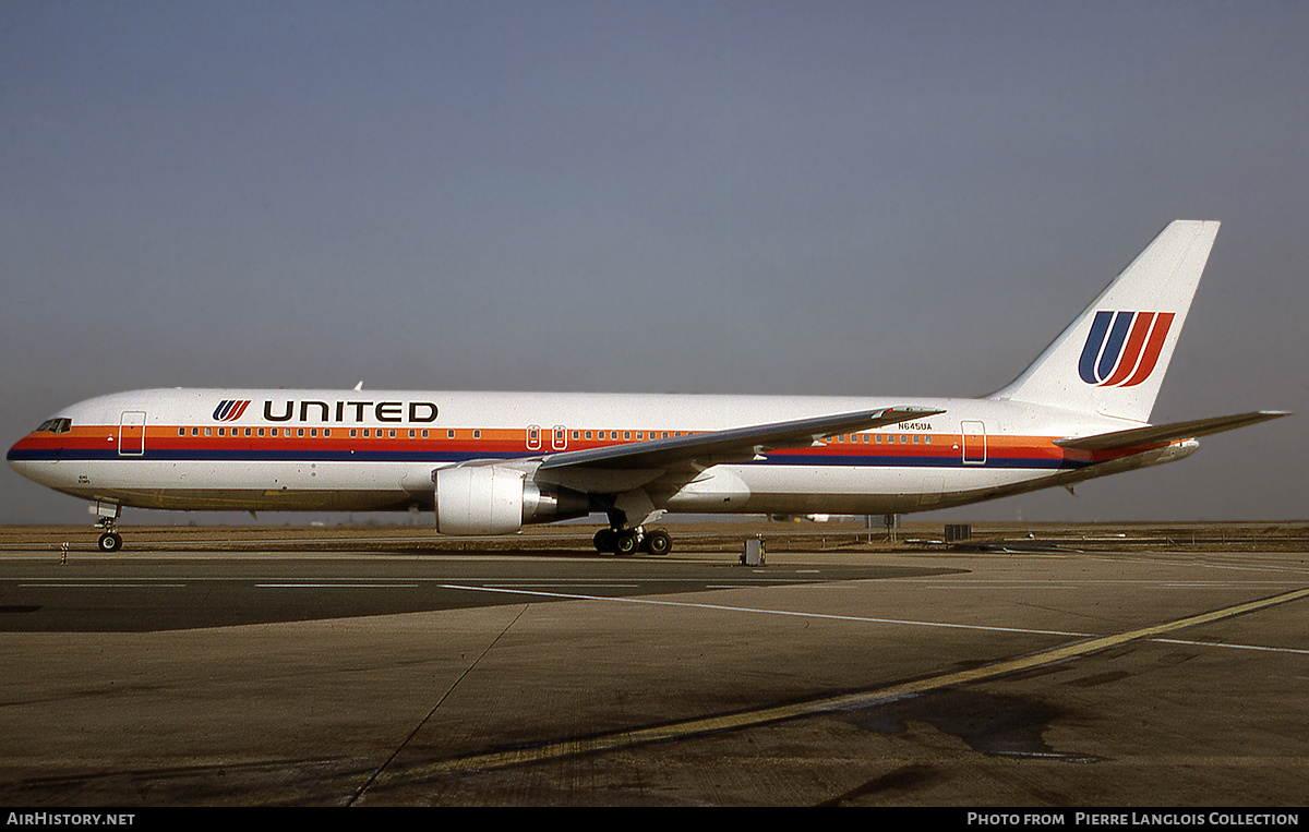 Aircraft Photo of N645UA | Boeing 767-322/ER | United Airlines | AirHistory.net #766120