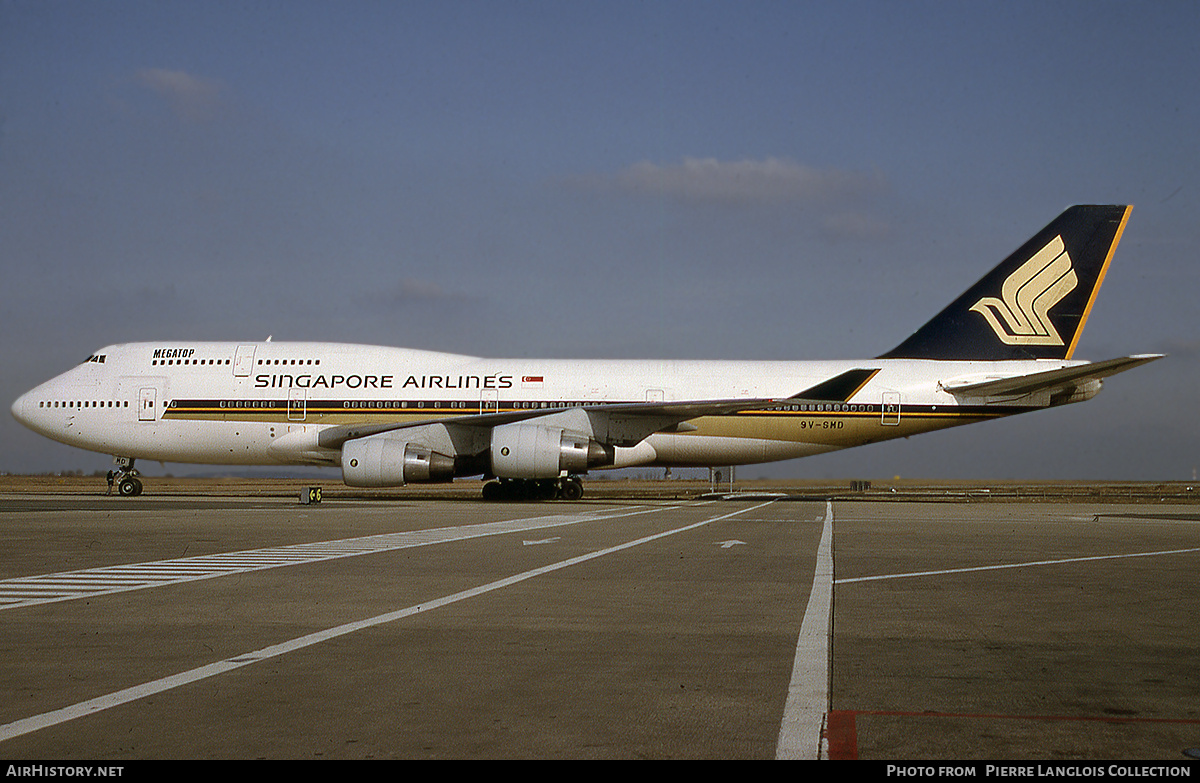 Aircraft Photo of 9V-SMD | Boeing 747-412 | Singapore Airlines | AirHistory.net #766162