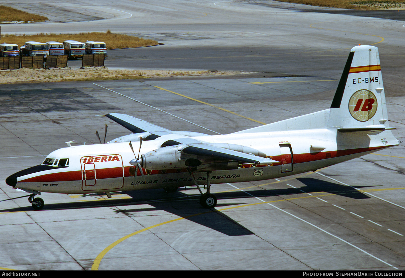 Aircraft Photo of EC-BMS | Fokker F27-100 Friendship | Iberia | AirHistory.net #766164