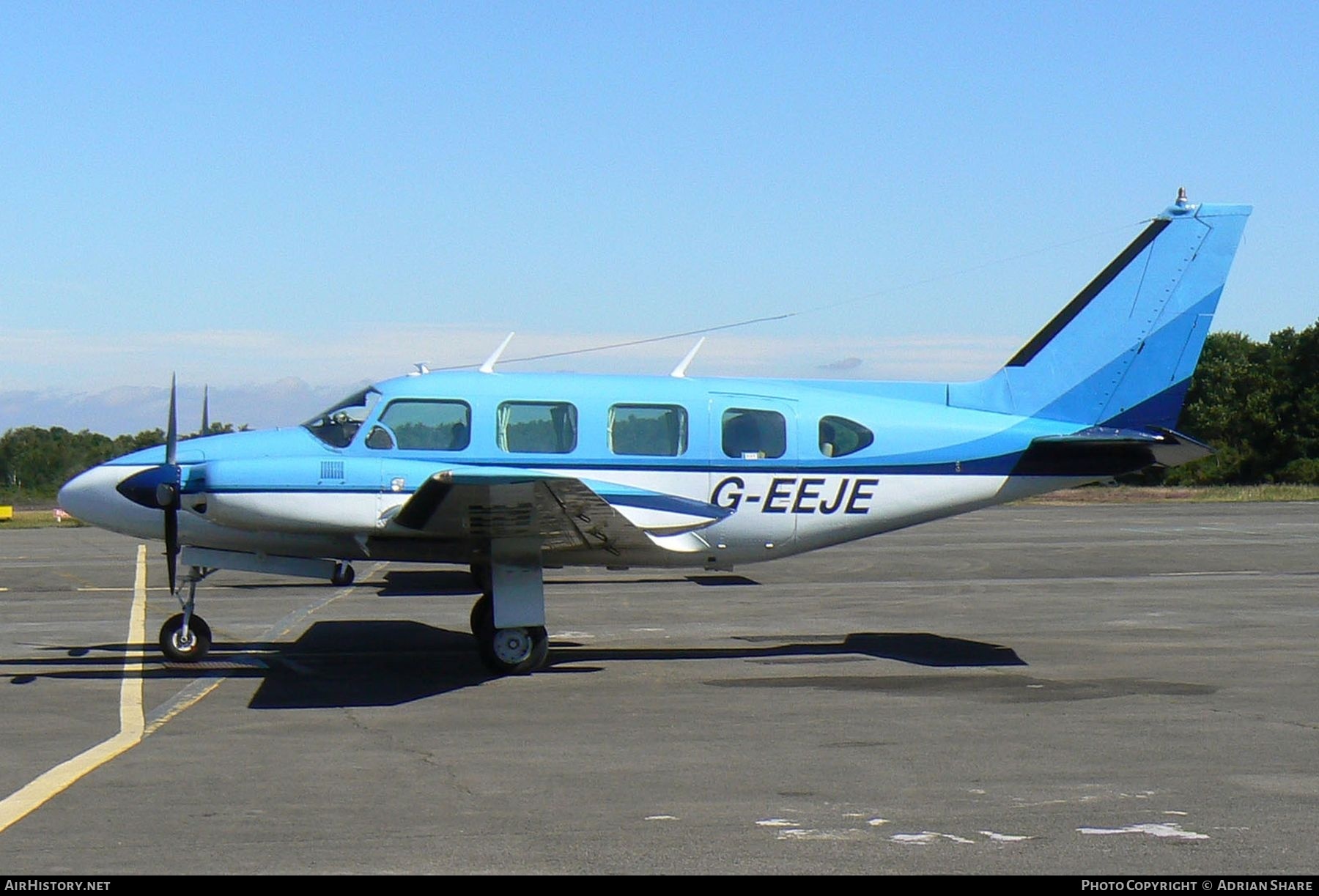 Aircraft Photo of G-EEJE | Piper PA-31-310 Navajo B | AirHistory.net #766207