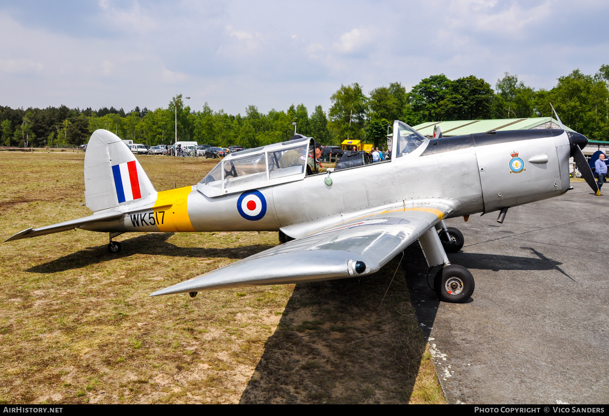 Aircraft Photo of G-ULAS / WK517 | De Havilland DHC-1 Chipmunk Mk22 | UK - Air Force | AirHistory.net #766274