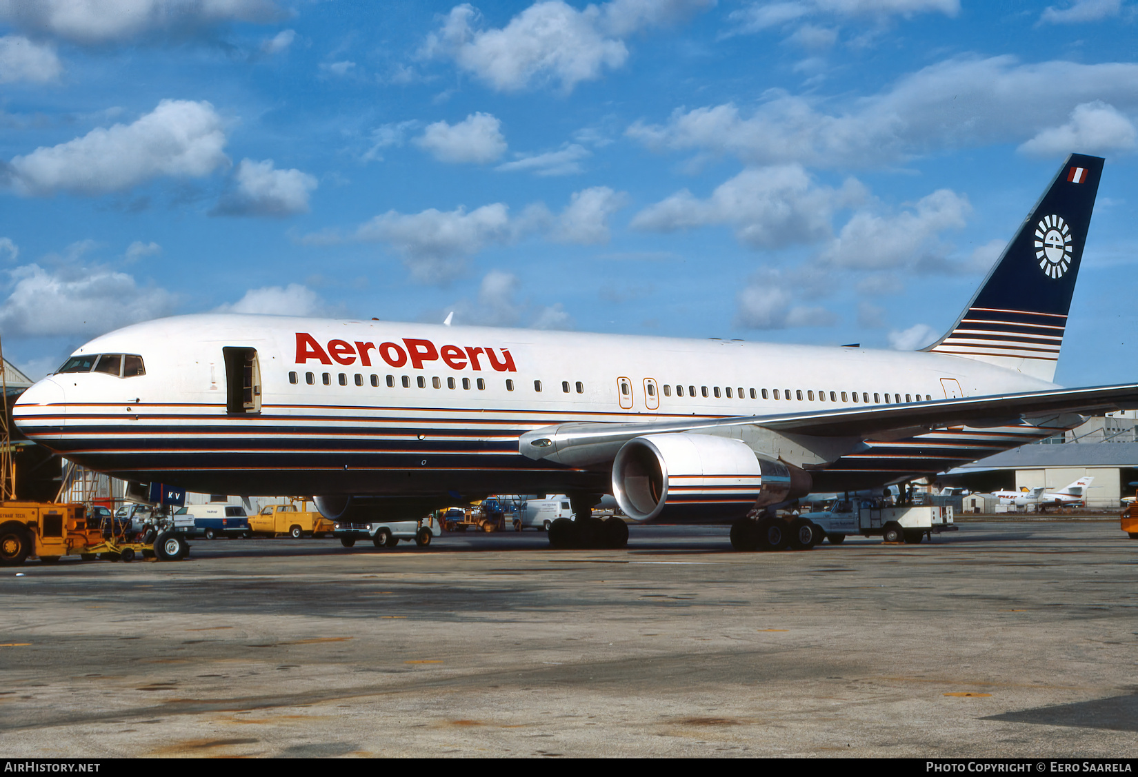 Aircraft Photo of G-BLKV | Boeing 767-204(ER) | AeroPeru | AirHistory.net #766351