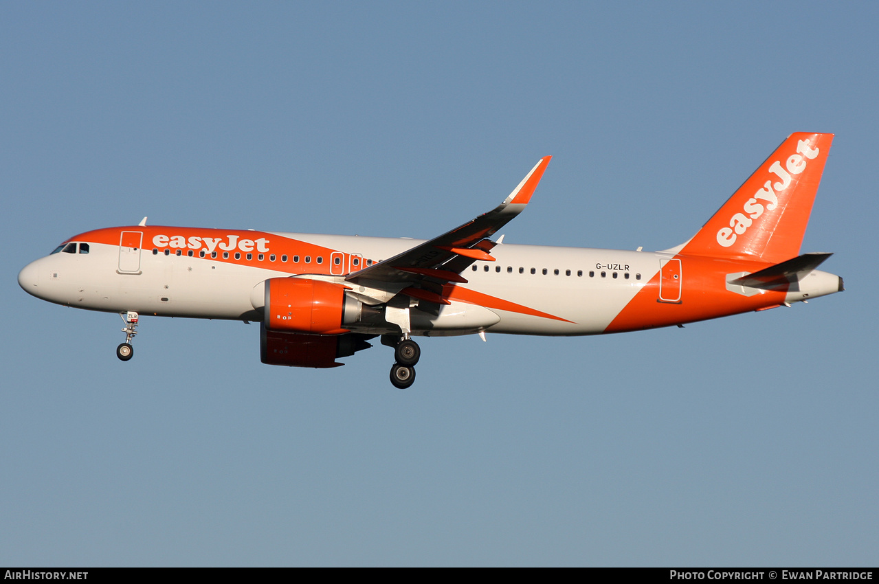 Aircraft Photo of G-UZLR | Airbus A320-251N | EasyJet | AirHistory.net #766362