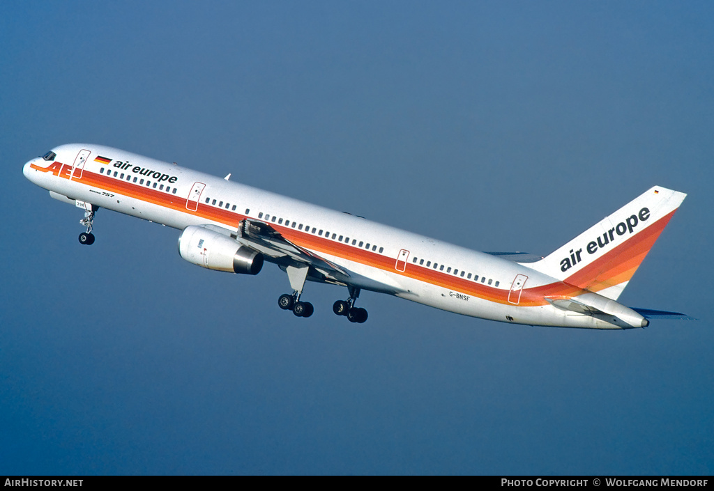 Aircraft Photo of G-BNSF | Boeing 757-236 | Air Europe | AirHistory.net #766439