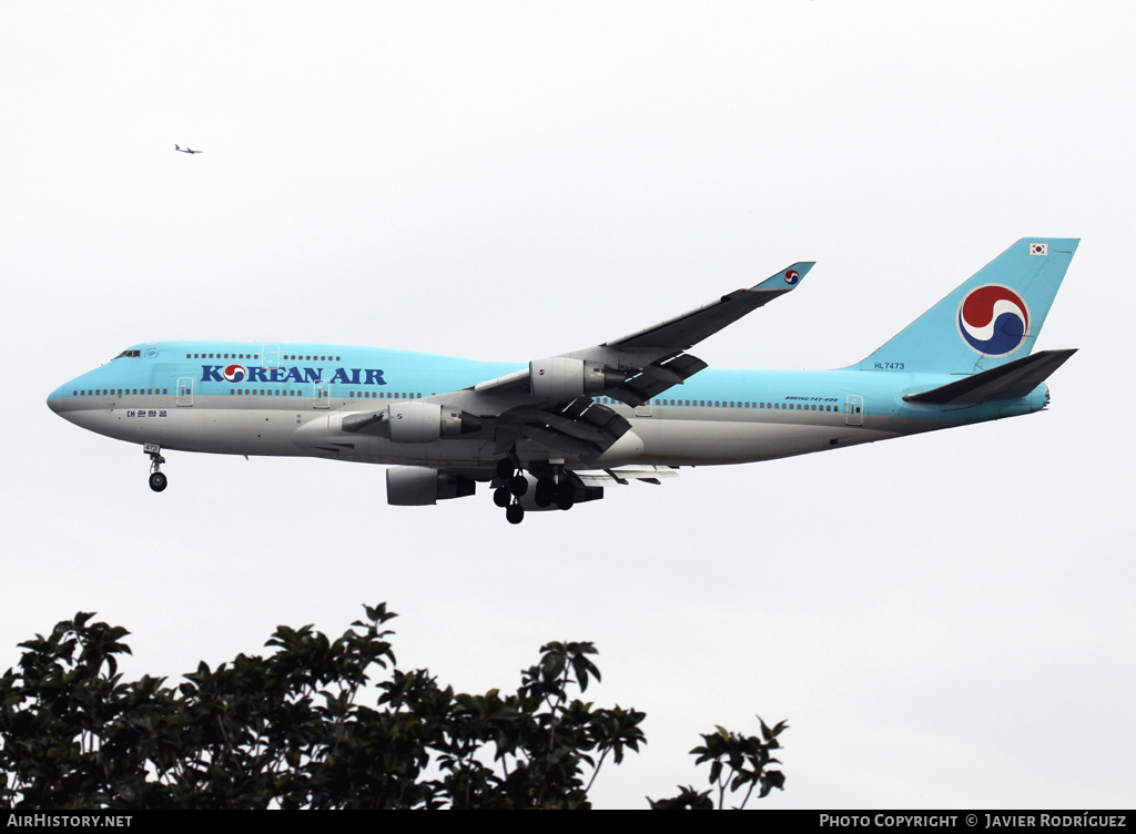 Aircraft Photo of HL7473 | Boeing 747-4B5 | Korean Air | AirHistory.net #766448