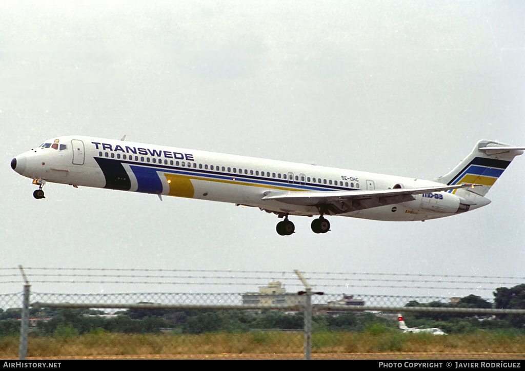Aircraft Photo of SE-DHC | McDonnell Douglas MD-83 (DC-9-83) | Transwede Airways | AirHistory.net #766452