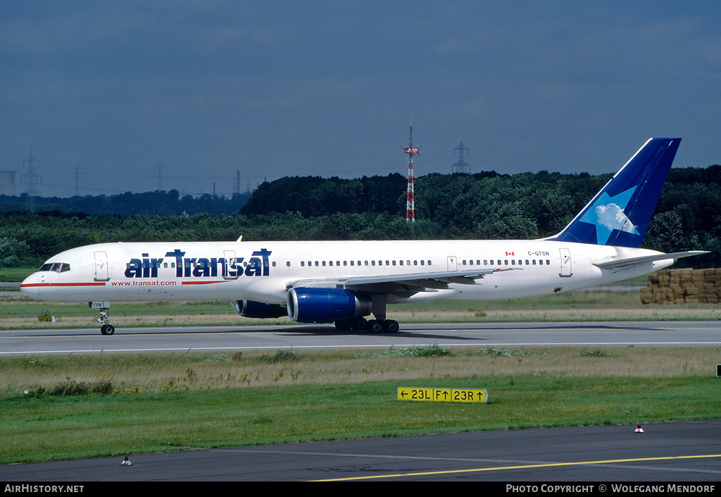 Aircraft Photo of C-GTSN | Boeing 757-28A | Air Transat | AirHistory.net #766467