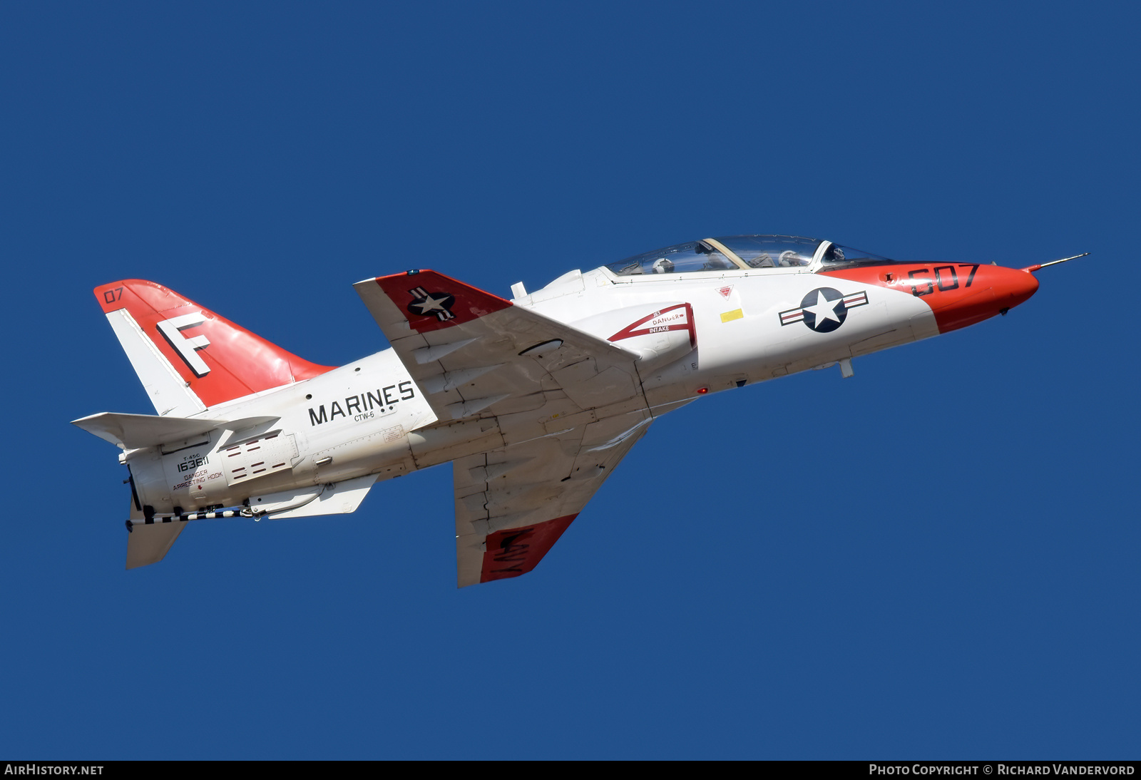 Aircraft Photo of 163611 | McDonnell Douglas T-45A Goshawk | USA - Marines | AirHistory.net #766483