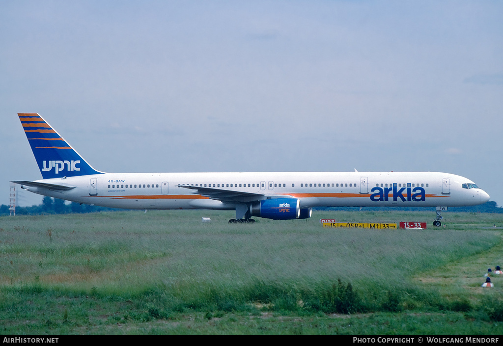 Aircraft Photo of 4X-BAW | Boeing 757-3E7 | Arkia Israeli Airlines | AirHistory.net #766490