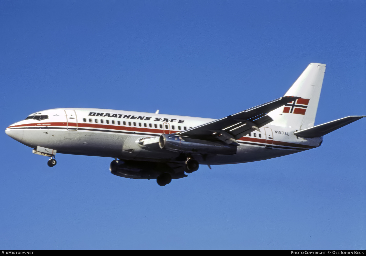 Aircraft Photo of N197AL | Boeing 737-2E1 | Braathens SAFE | AirHistory.net #766512