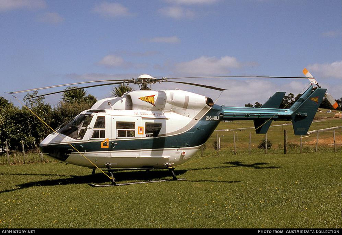 Aircraft Photo of ZK-HIU | MBB-Kawasaki BK-117A-4 | Vulcan Helicopter | AirHistory.net #766520