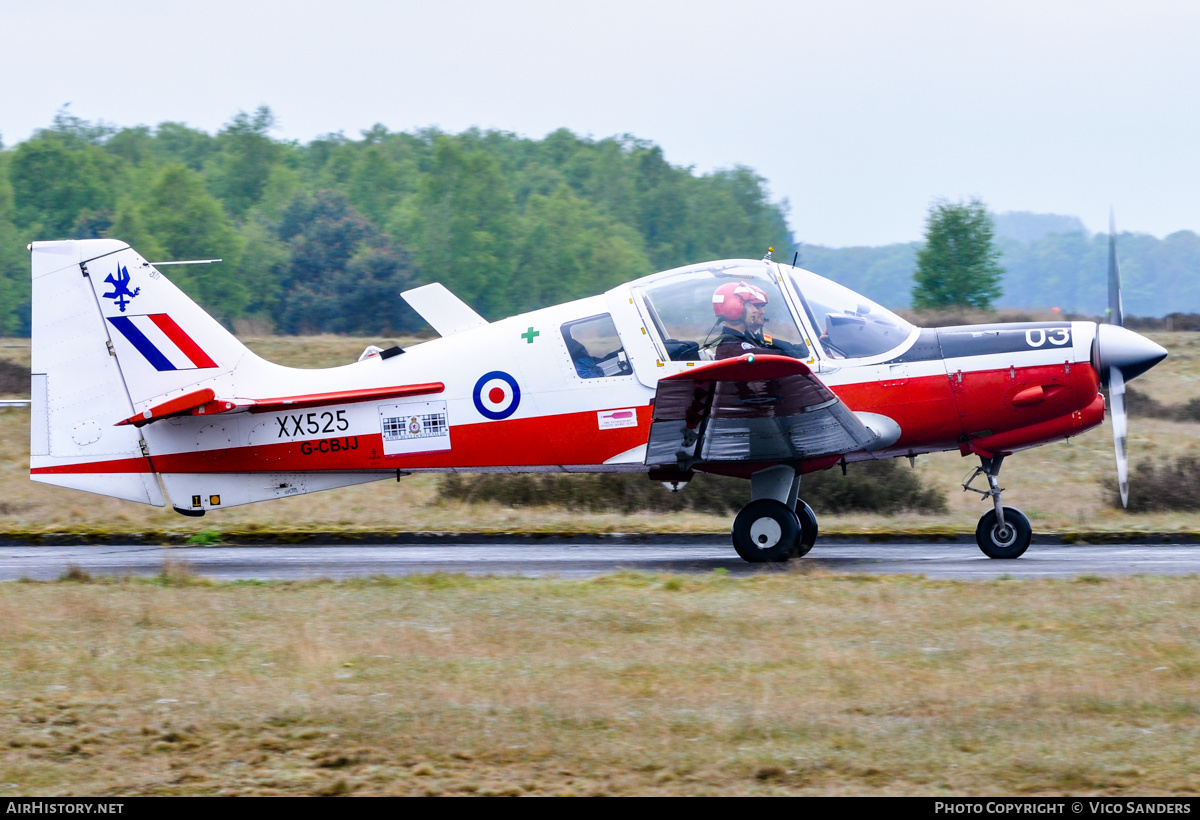 Aircraft Photo of G-CBJJ / XX525 | Scottish Aviation Bulldog T1 | UK - Air Force | AirHistory.net #766525