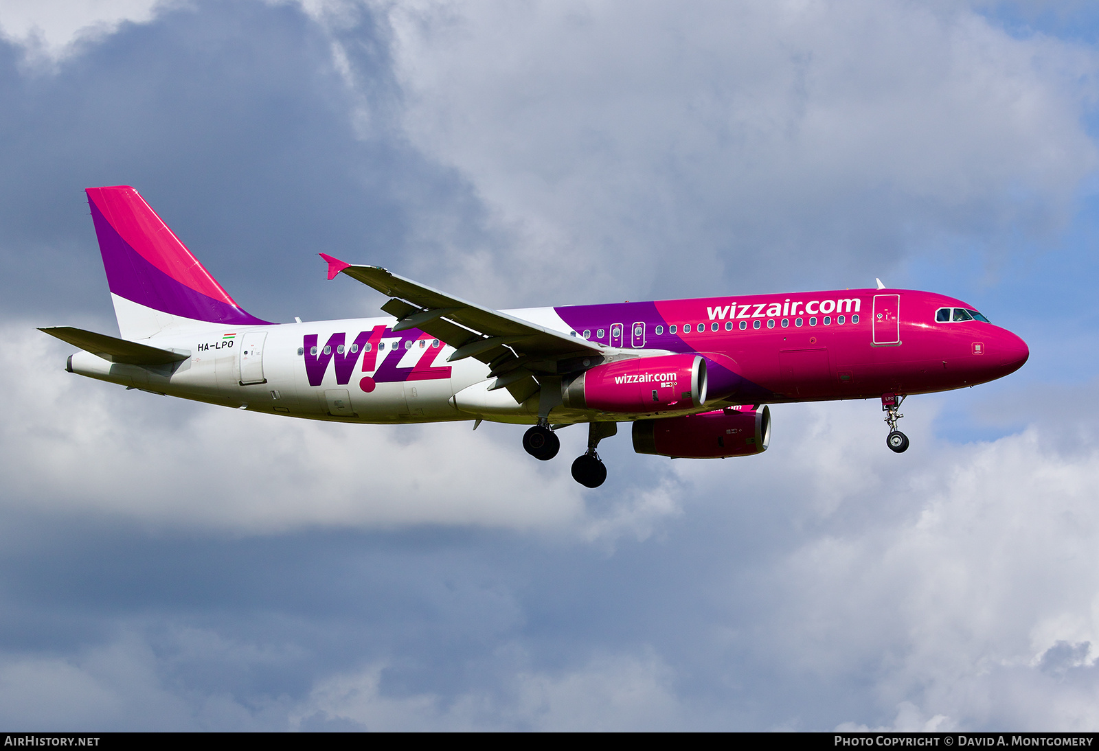 Aircraft Photo of HA-LPO | Airbus A320-232 | Wizz Air | AirHistory.net #766591