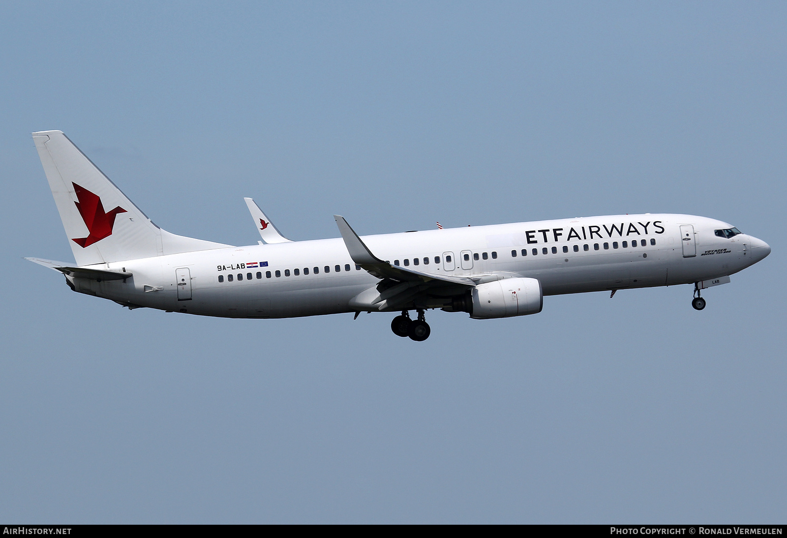 Aircraft Photo of 9A-LAB | Boeing 737-8K5 | ETF Airways | AirHistory.net #766608
