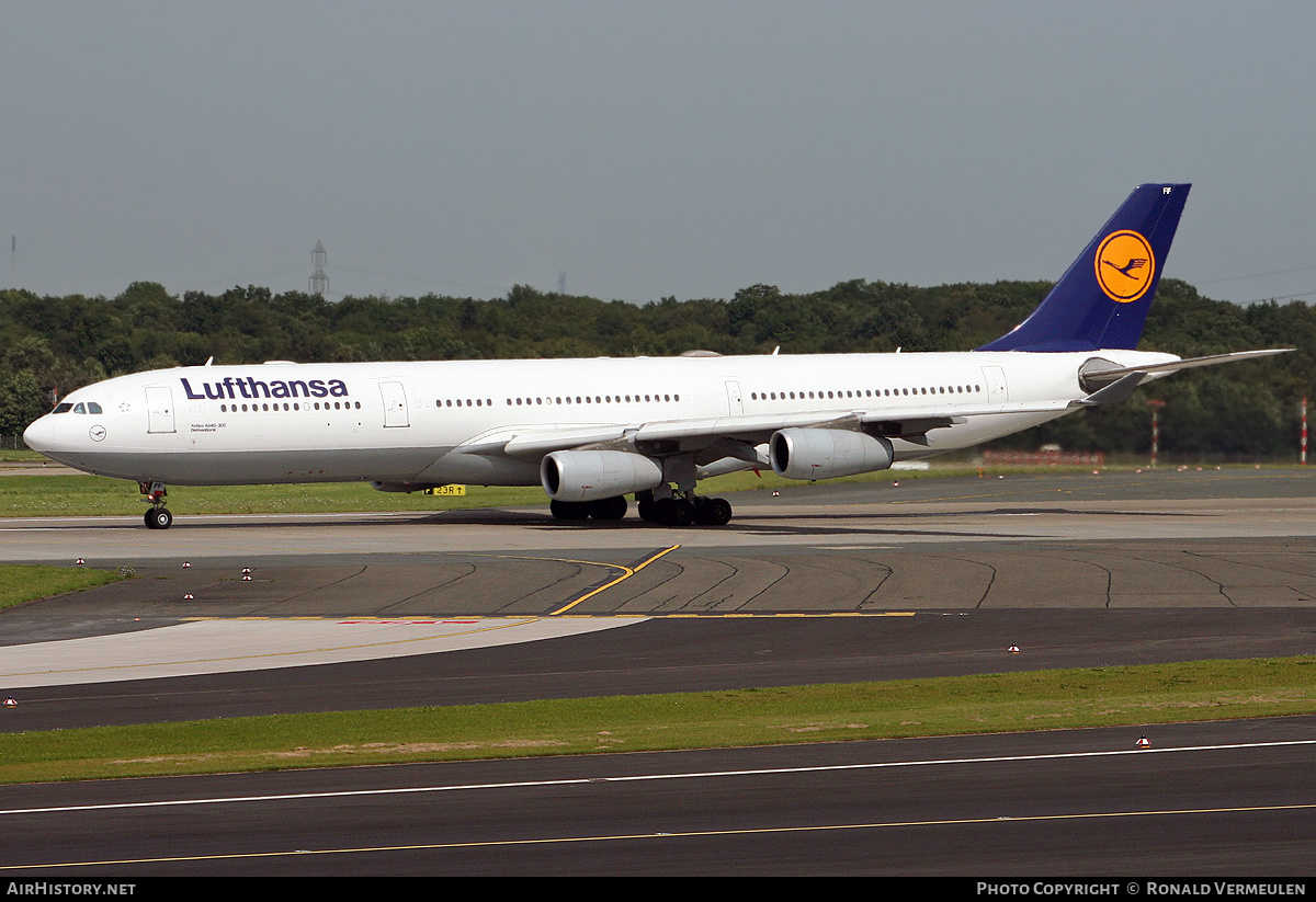 Aircraft Photo of D-AIFF | Airbus A340-313X | Lufthansa | AirHistory.net #766616