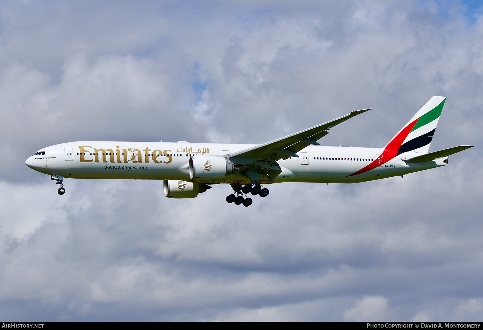Aircraft Photo of A6-EGV | Boeing 777-31H/ER | Emirates | AirHistory.net #766639