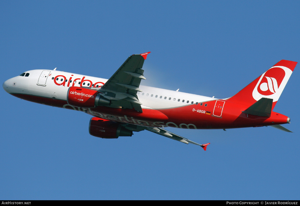 Aircraft Photo of D-ABGR | Airbus A319-112 | Air Berlin | AirHistory.net #766652