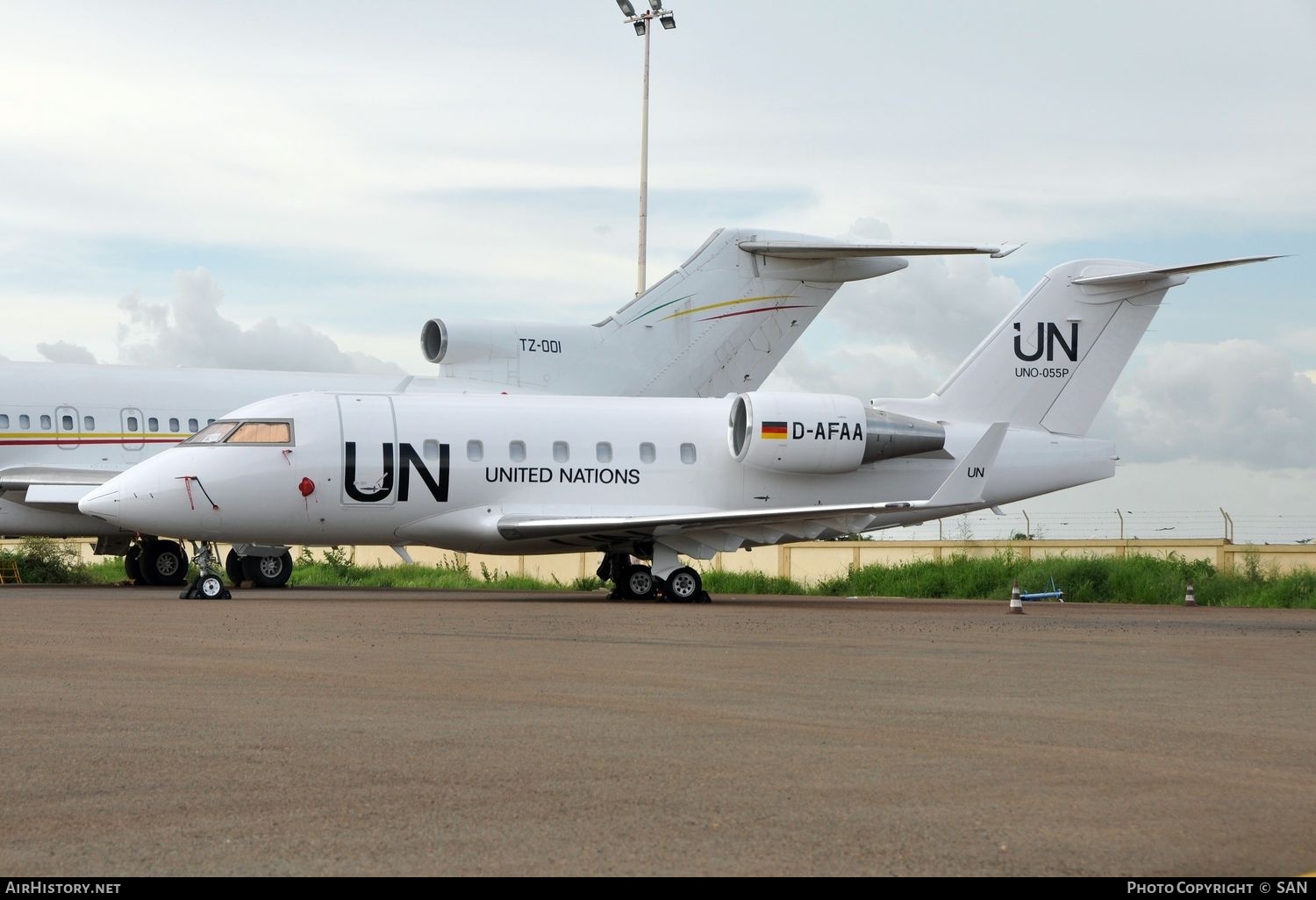 Aircraft Photo of D-AFAA | Bombardier Challenger 604 (CL-600-2B16) | United Nations | AirHistory.net #766682