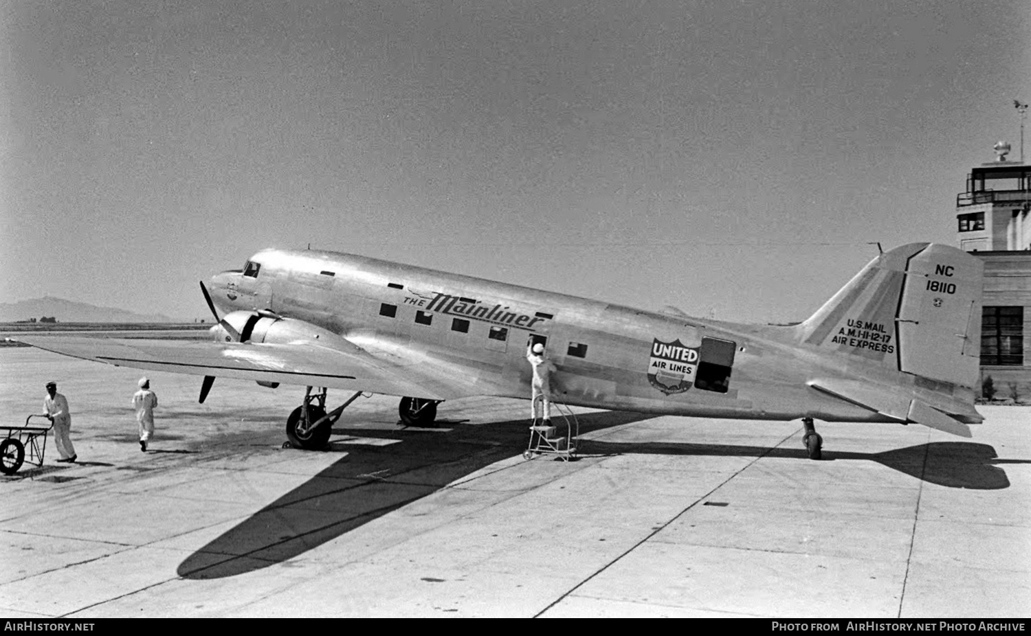 Aircraft Photo of NC18110 | Douglas DST-A-207 | United Air Lines | AirHistory.net #766705