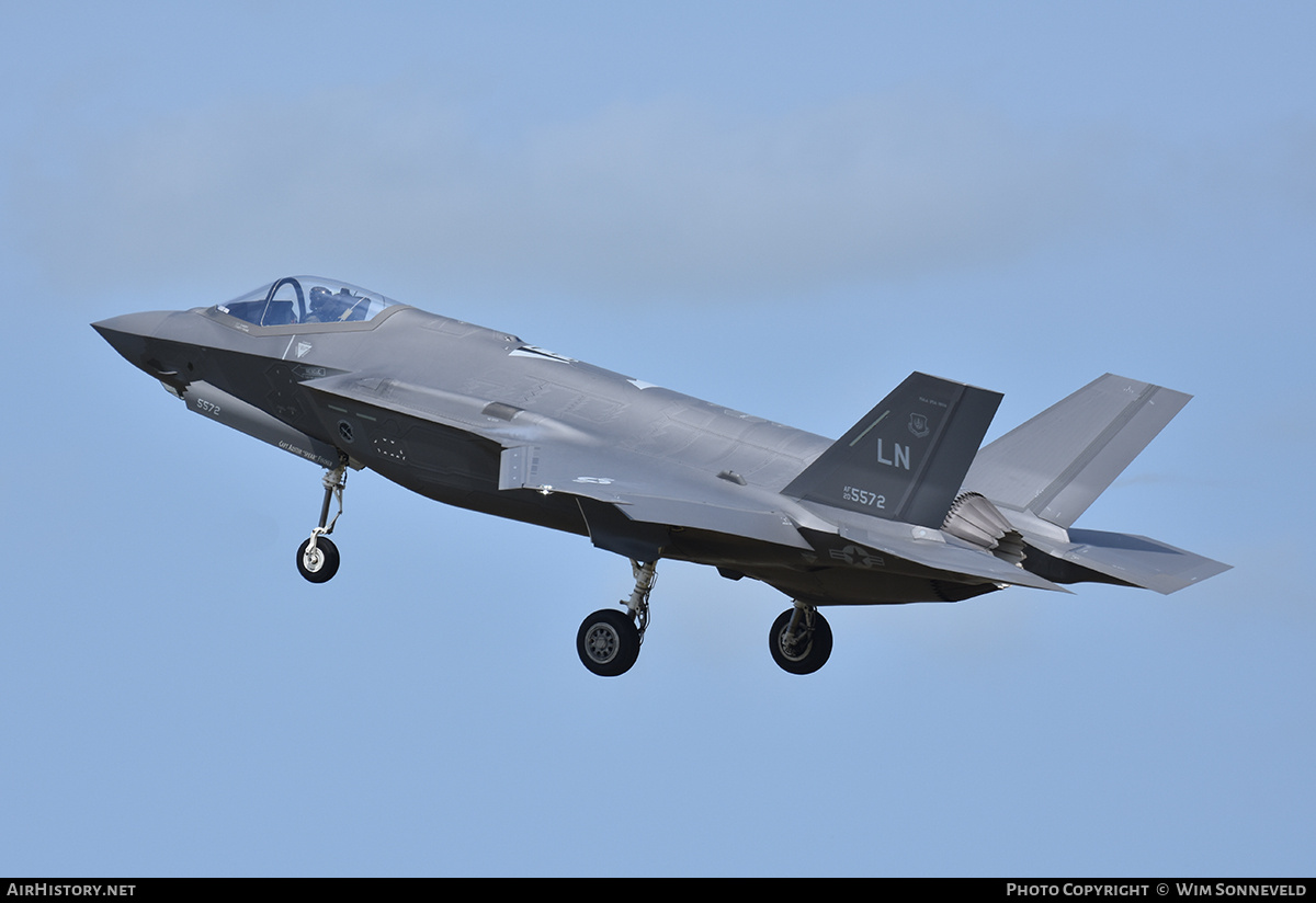 Aircraft Photo of 20-5572 / AF20-5572 | Lockheed Martin F-35A Lightning II | USA - Air Force | AirHistory.net #766742