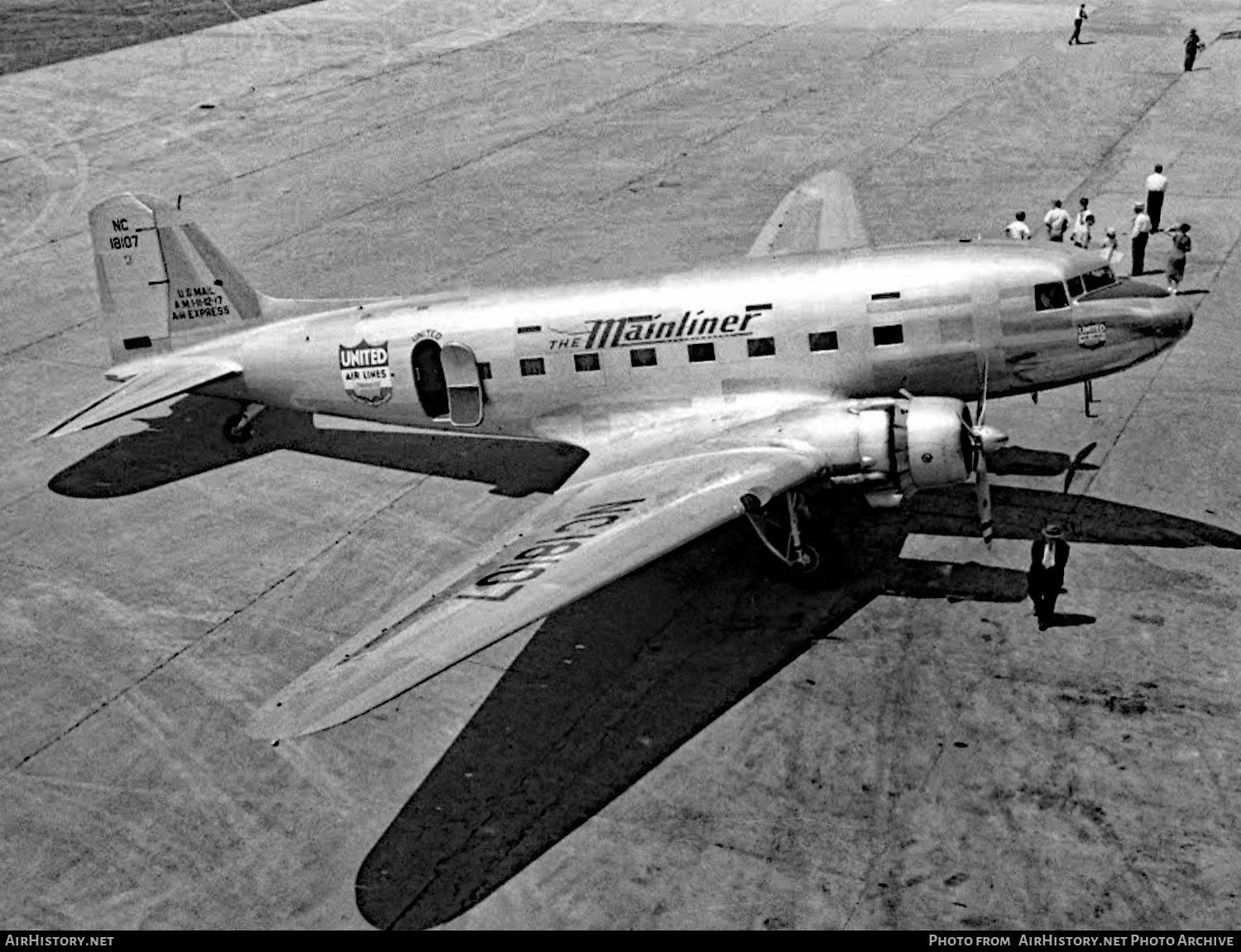 Aircraft Photo of NC18107 | Douglas DST-A-207 | United Air Lines | AirHistory.net #766757