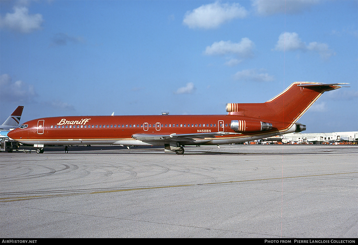 Aircraft Photo of N458BN | Boeing 727-227/Adv | Braniff International Airways | AirHistory.net #766758