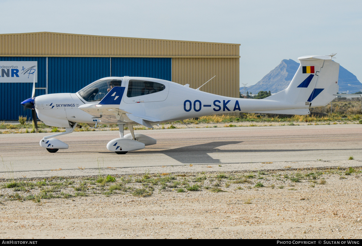 Aircraft Photo of OO-SKA | Diamond DA40 NG Diamond Star | Skywings Flight Training | AirHistory.net #766784