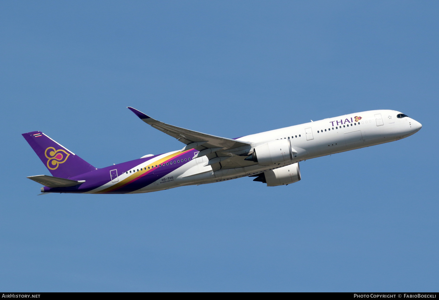 Aircraft Photo of HS-THS | Airbus A350-941 | Thai Airways International | AirHistory.net #766793