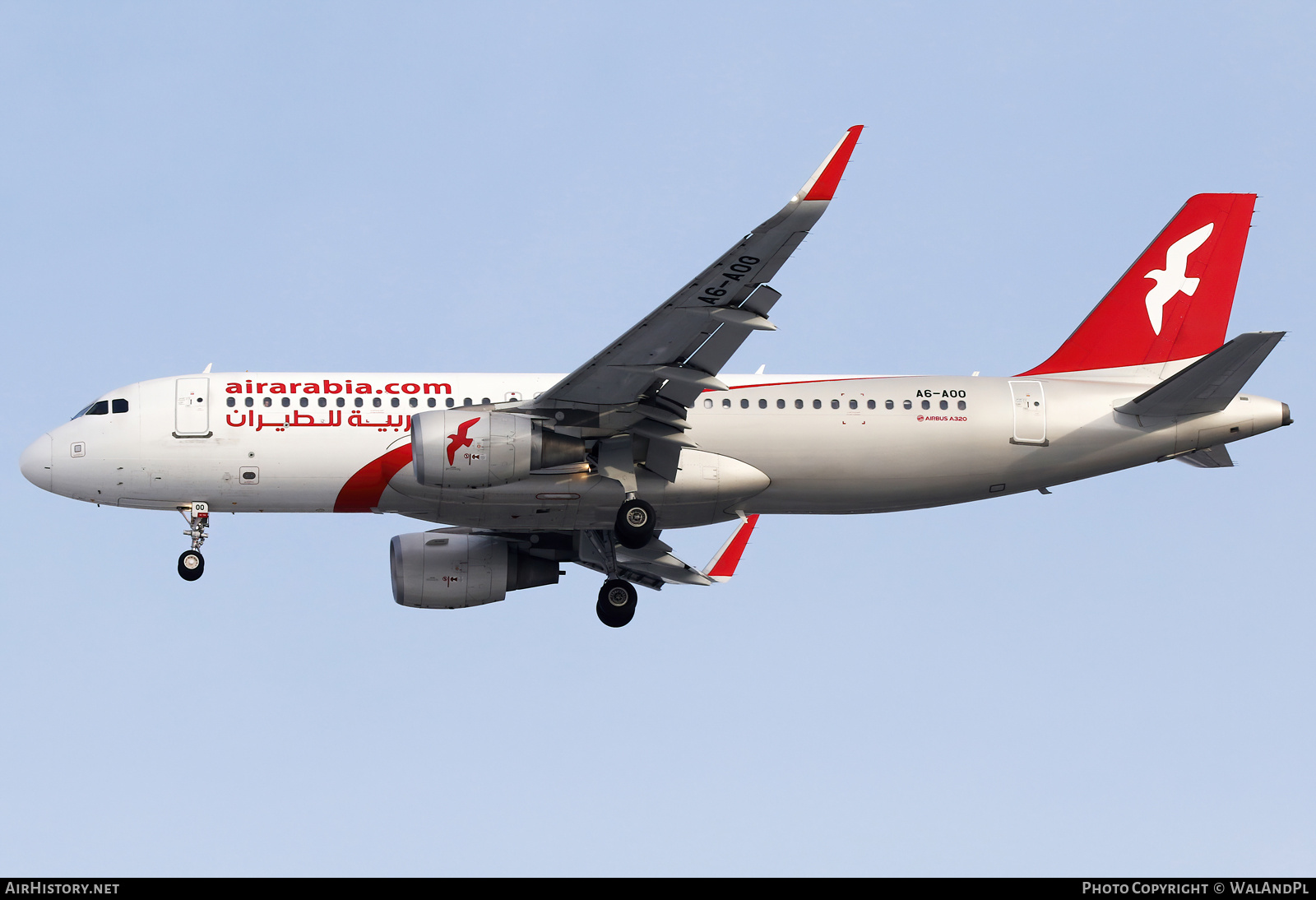 Aircraft Photo of A6-AOO | Airbus A320-214 | Air Arabia | AirHistory.net #766802