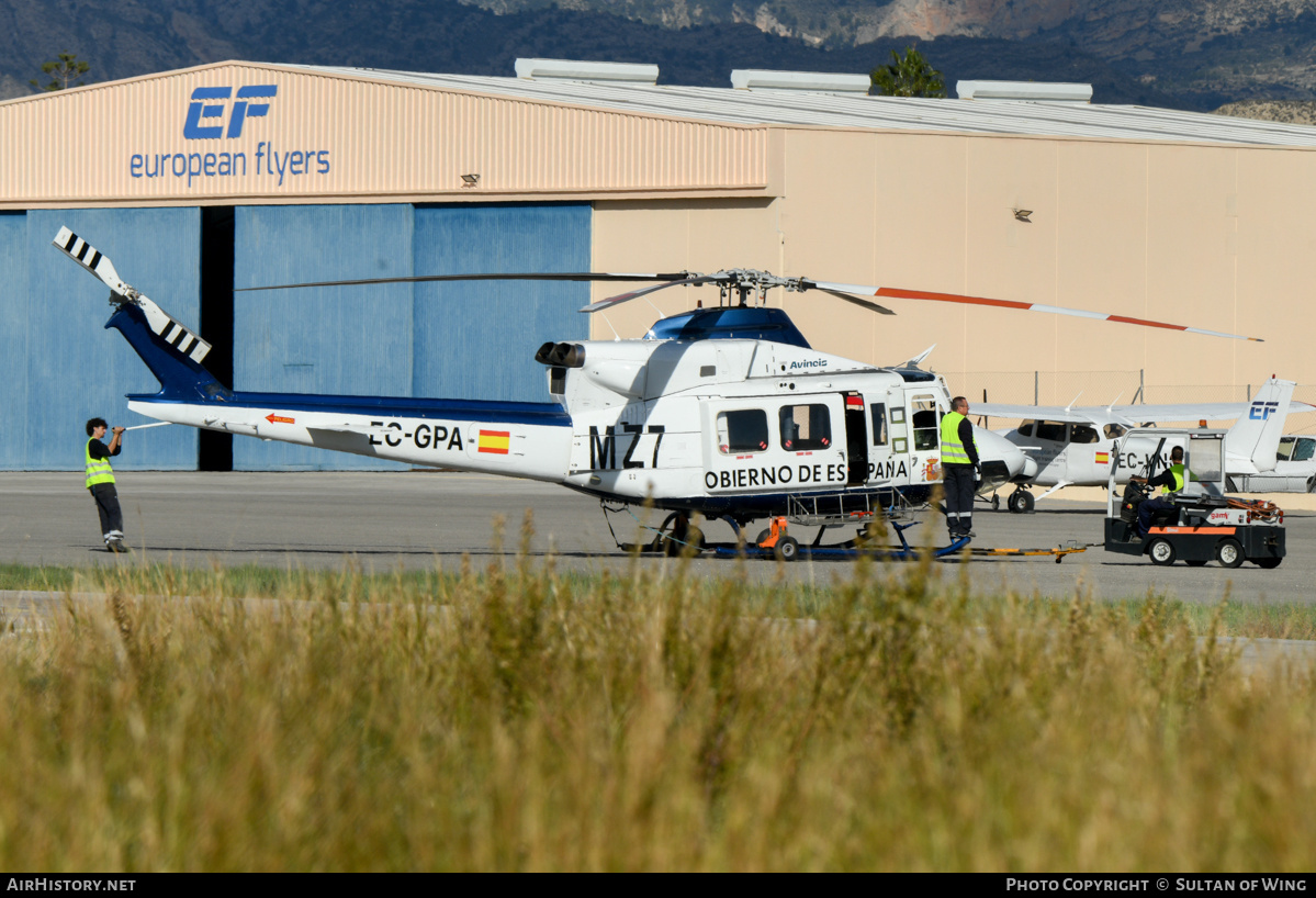 Aircraft Photo of EC-GPA | Bell 412HP | Gobierno de España | AirHistory.net #766815