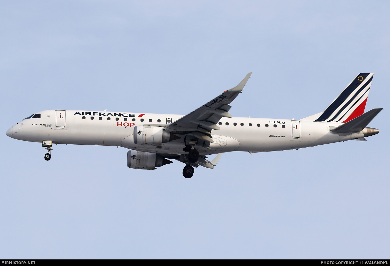 Aircraft Photo of F-HBLM | Embraer 190STD (ERJ-190-100STD) | Air France | AirHistory.net #766818
