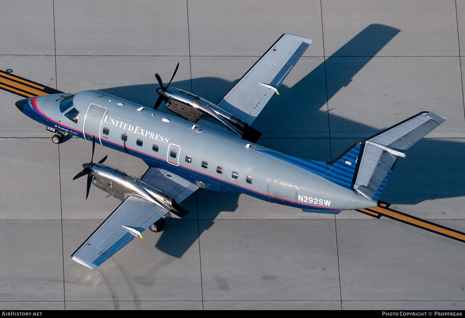 Aircraft Photo of N292SW | Embraer EMB-120ER Brasilia | United Express | AirHistory.net #766823