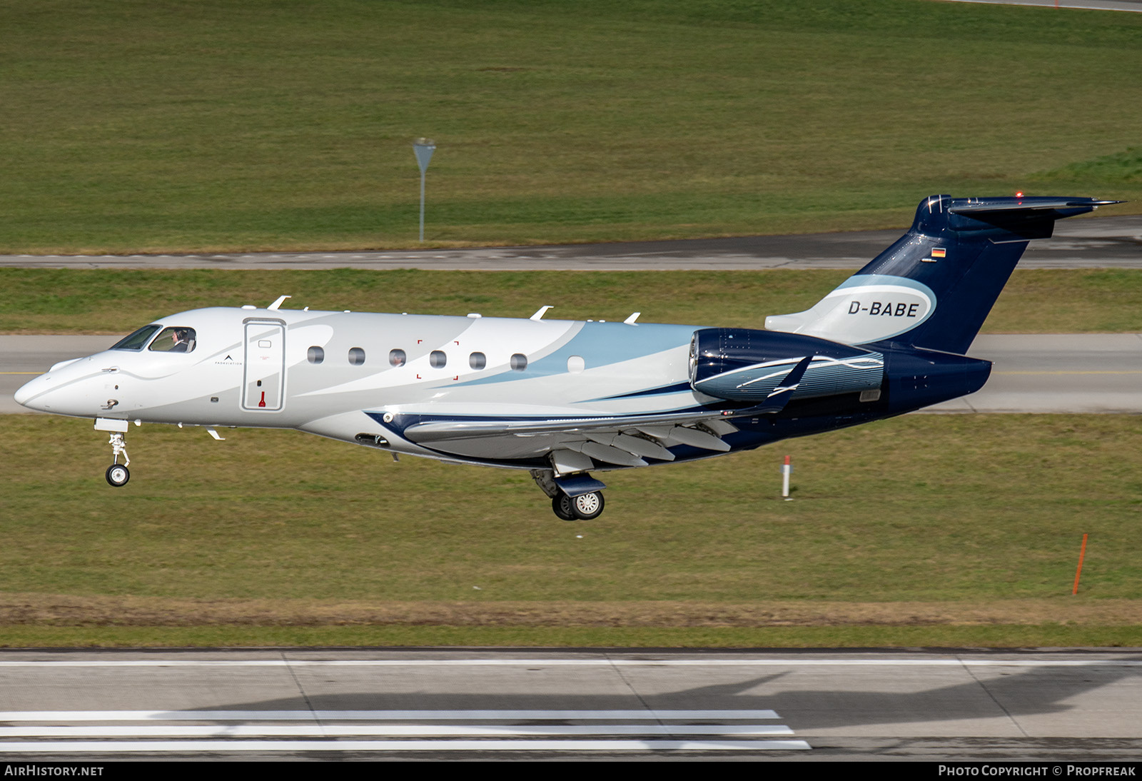 Aircraft Photo of D-BABE | Embraer EMB-550 Legacy 500 | PadAviation | AirHistory.net #766866