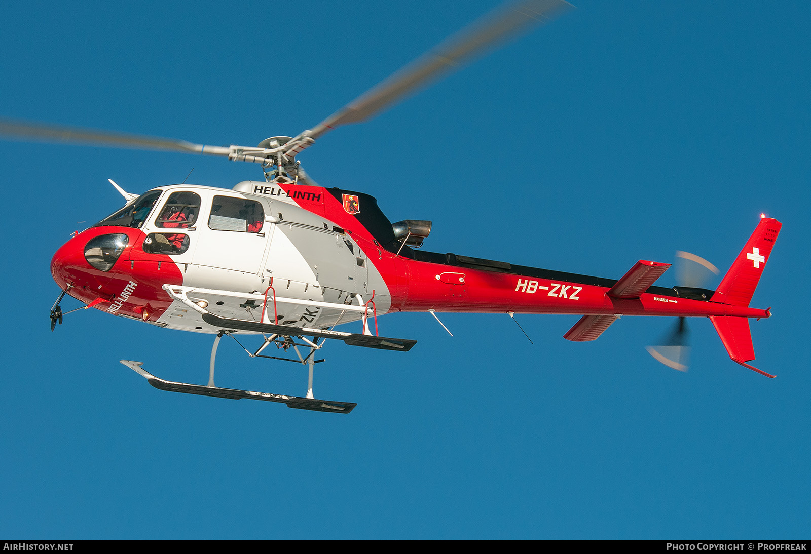 Aircraft Photo of HB-ZKZ | Eurocopter AS-350B-3 Ecureuil | Heli-Linth | AirHistory.net #766868
