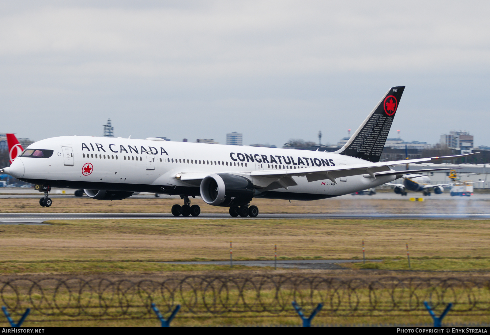Aircraft Photo of C-FVNB | Boeing 787-9 Dreamliner | Air Canada | AirHistory.net #766893