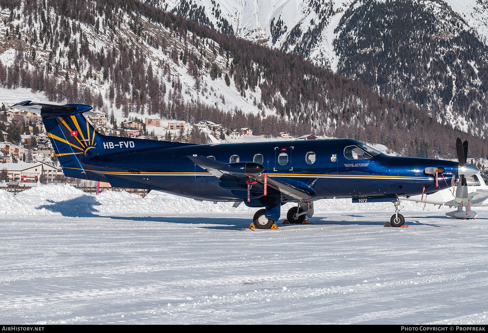 Aircraft Photo of HB-FVD | Pilatus PC-12NG (PC-12/47E) | Air Engiadina | AirHistory.net #766894