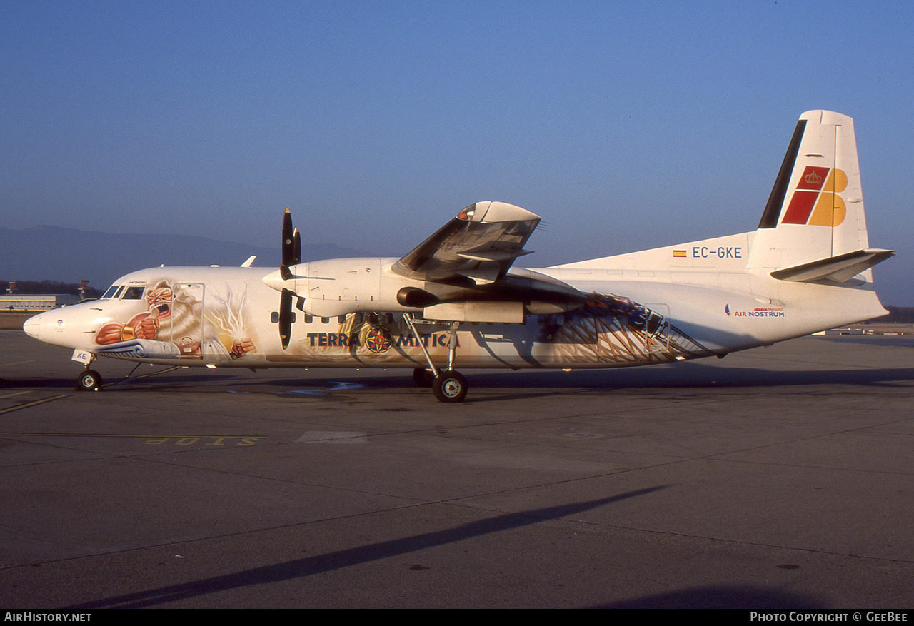 Aircraft Photo of EC-GKE | Fokker 50 | Air Nostrum | Terra Mitica | AirHistory.net #766898