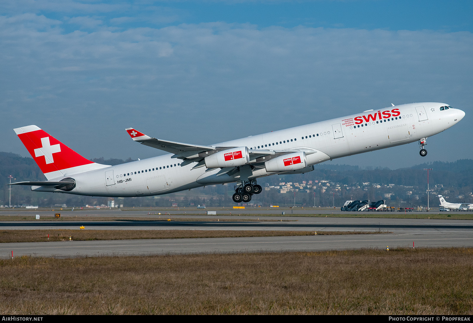 Aircraft Photo of HB-JMI | Airbus A340-313 | Swiss International Air Lines | AirHistory.net #766905