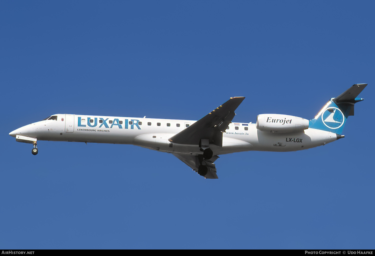 Aircraft Photo of LX-LGX | Embraer ERJ-145LU (EMB-145LU) | Luxair | AirHistory.net #766912