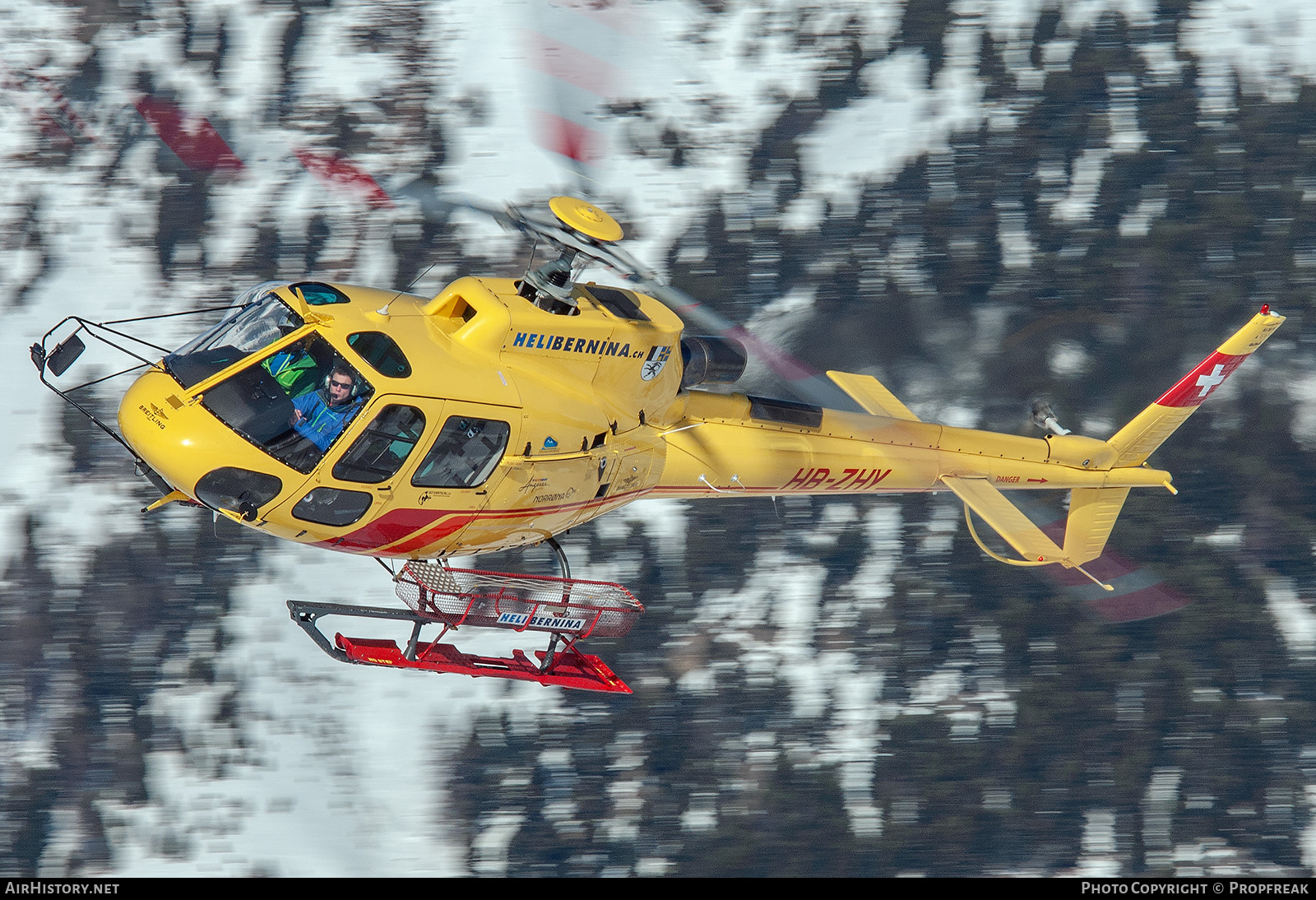 Aircraft Photo of HB-ZHY | Aerospatiale AS-350B-3 Ecureuil | Heli Bernina | AirHistory.net #766943